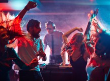 Dancing friends